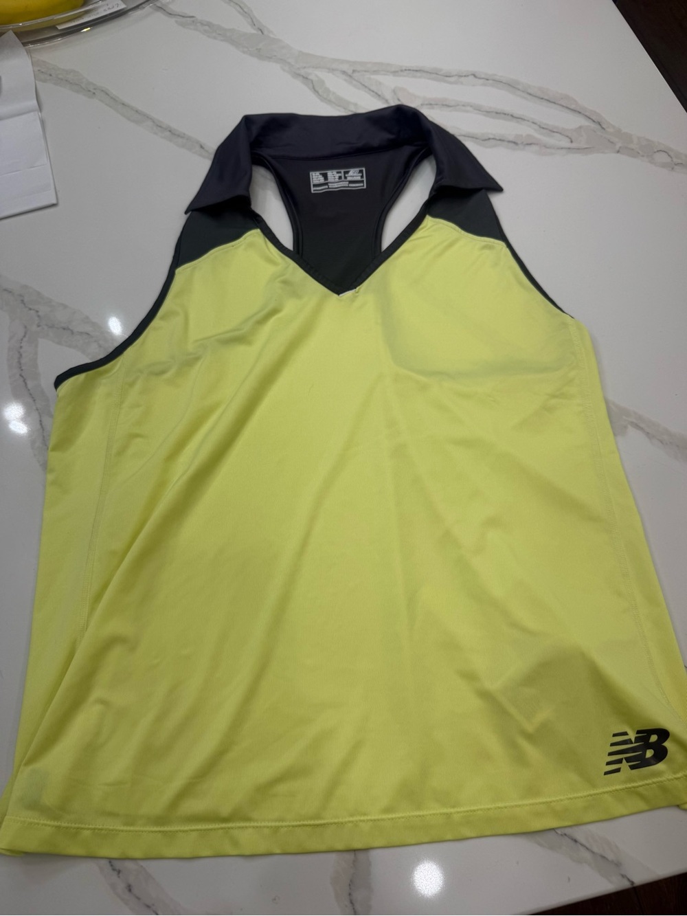 New Balance Women’s Yellow/Black Athletic Tank